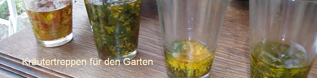 Krutertreppen fr den Garten